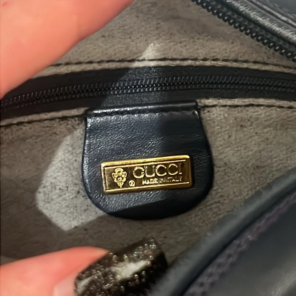 Gucci Vintage Small Flower Pattern Canvas Shoulder bag japan exclusive - Picture 10 of 10